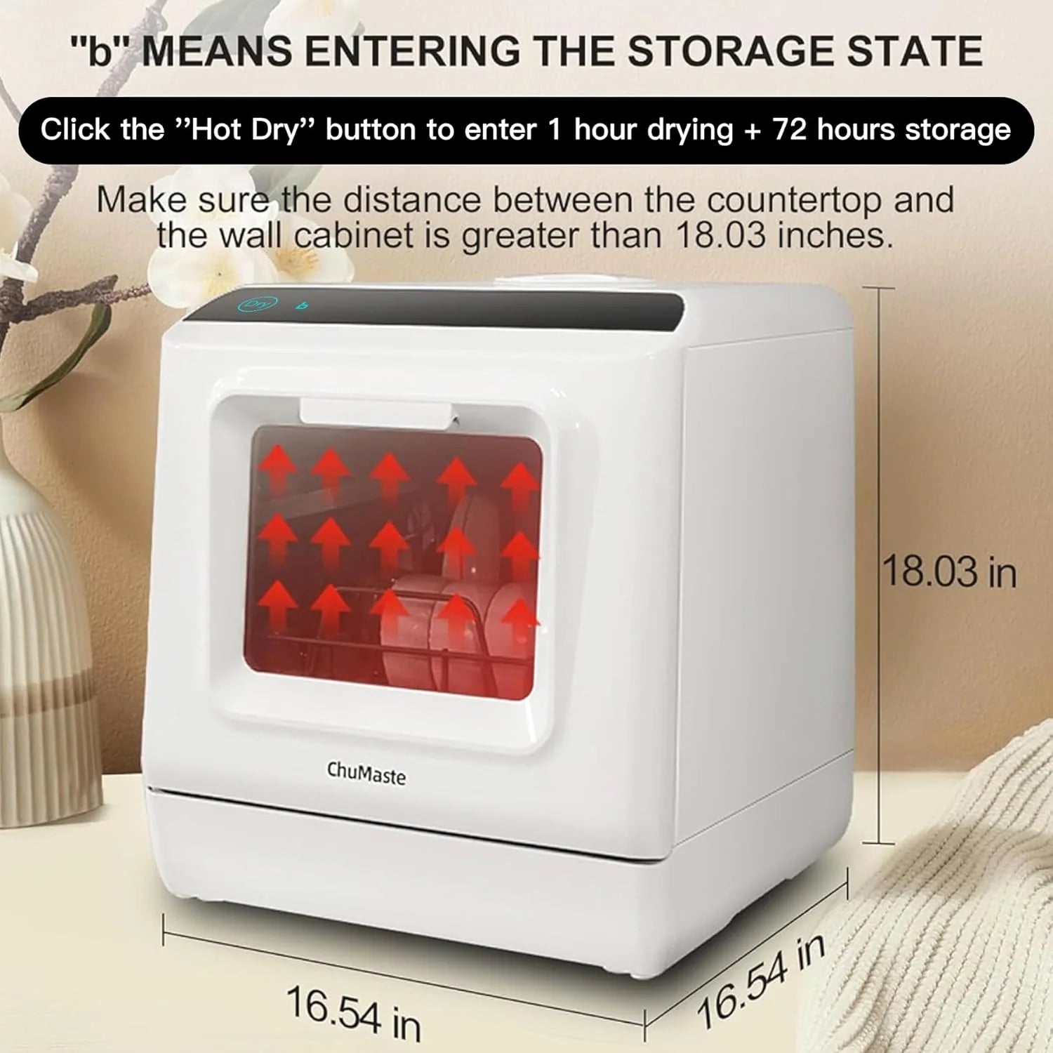Mini dishwasher countertop .Compact Dishwasher with drying.Double spray arms. Portable Countertop Dishwasher With Water Tank, 6 wash programs, .Lavavajillas portatil can wash baby bottles.
