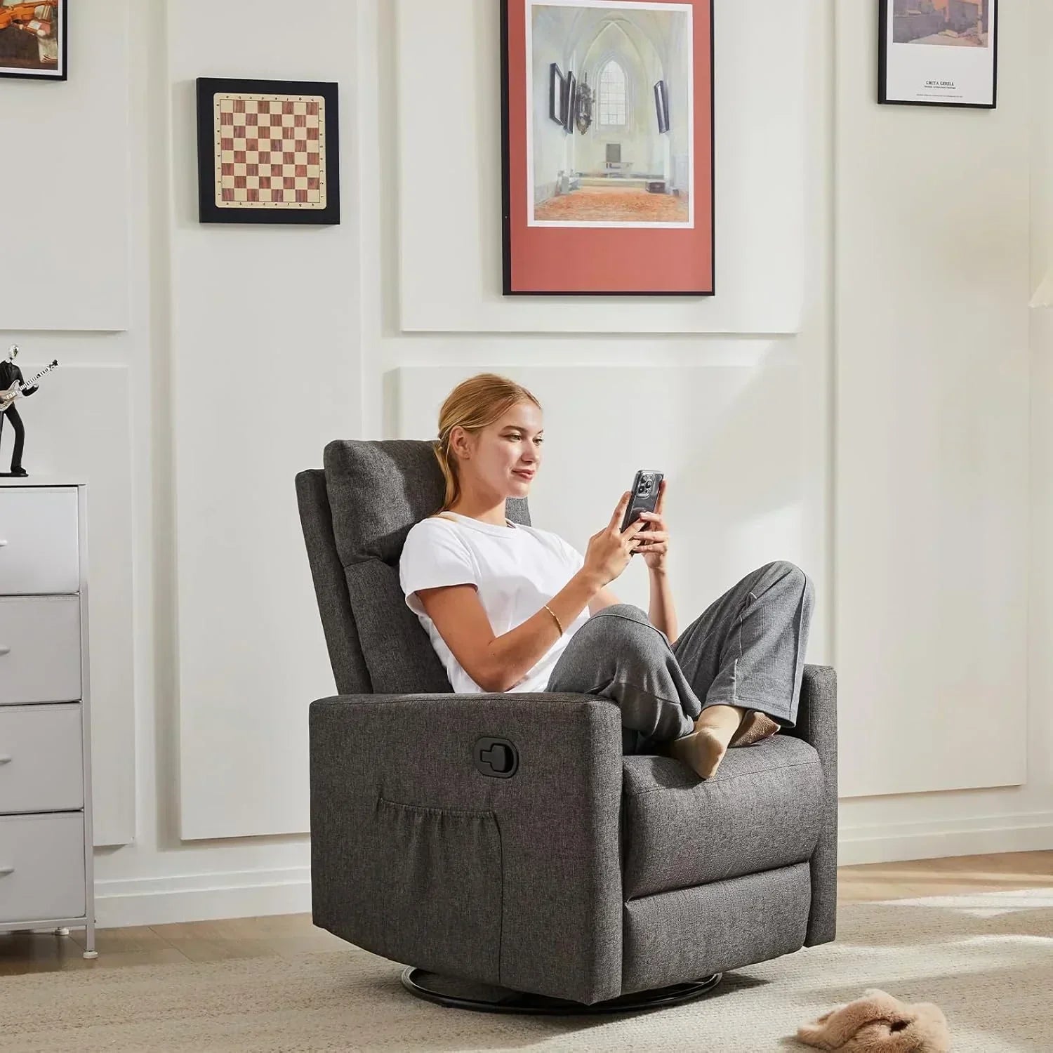 Adult recliner living room massage recliner adjustable home theater chair single sofa