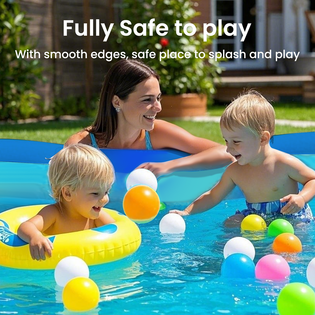 GVDV Inflatable Pool, Durable Thickened Blow up Kiddie Pool for Kids, Toddlers and Adults, BPA-Free Family Swimming Pool, 6.9 x 5 x 1.8 ft, Blue