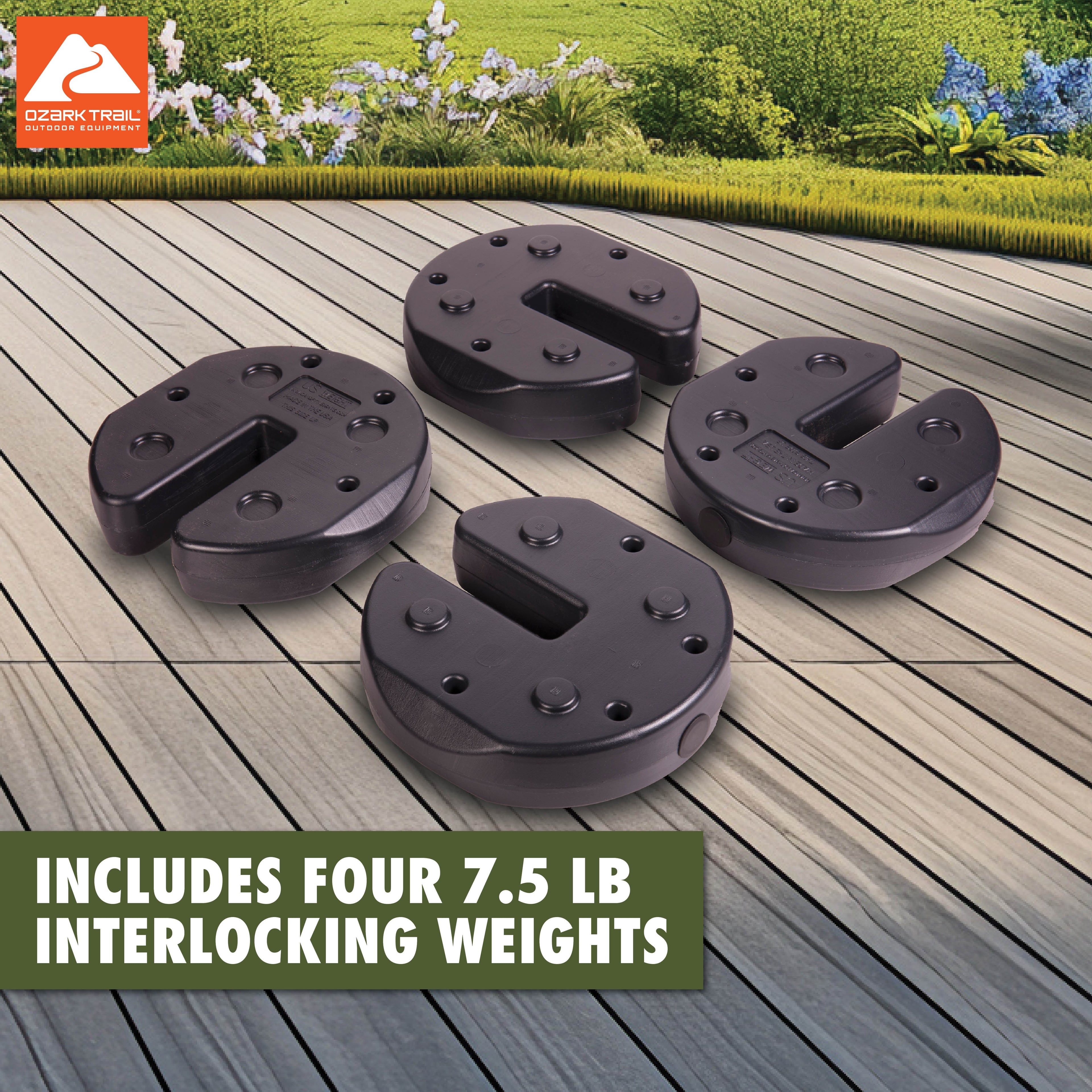 Ozark Trail 30lb Canopy Weight Set with Strap and Handle