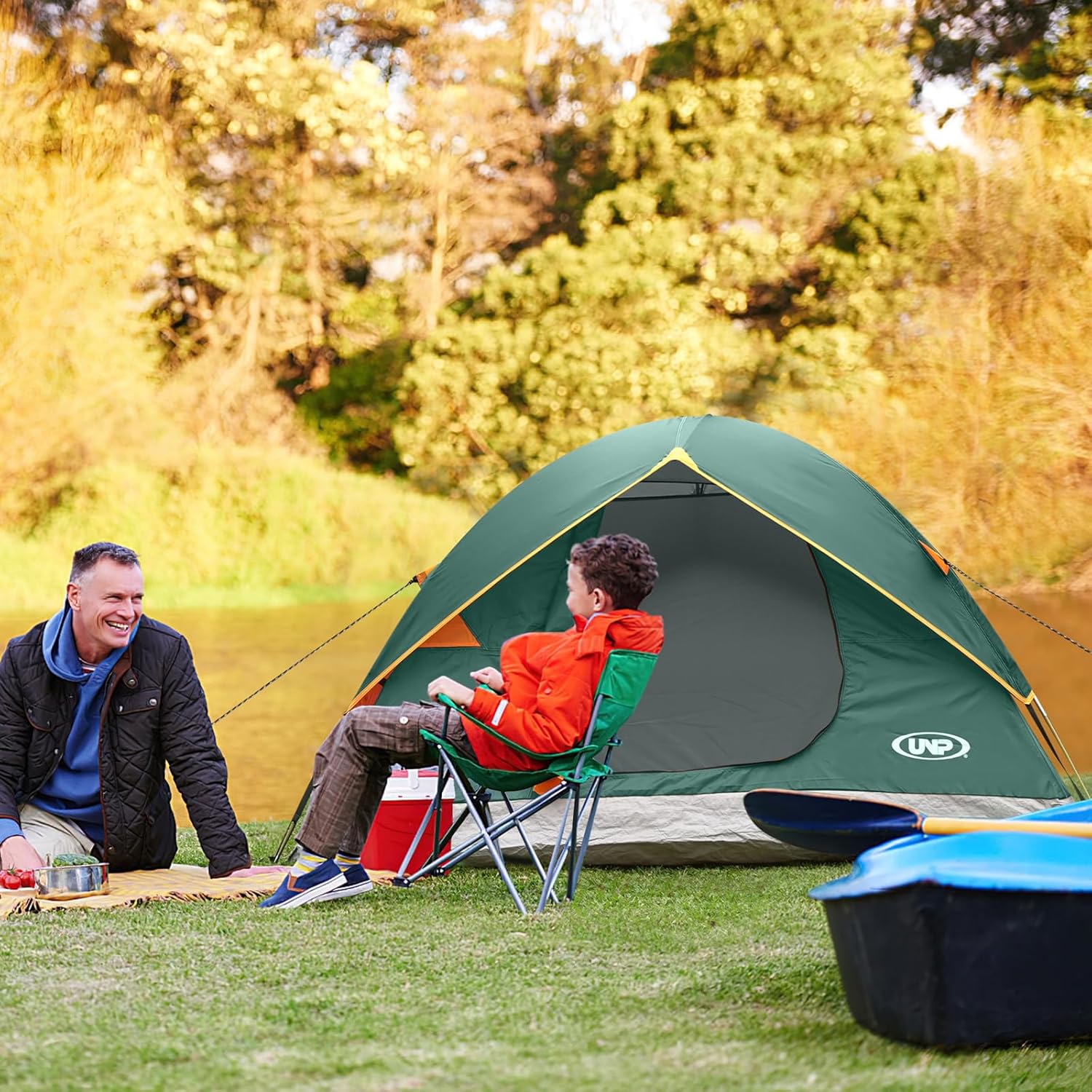 Camping Tent 2/3/4/6 Person Dome Tent Portable Camping Tent Outdoor and Backpacking Beach