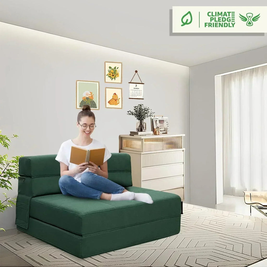 60 inch pull out sofa bed memory foam sofa with 2 pillows futon bed guest bed and pull out sofa